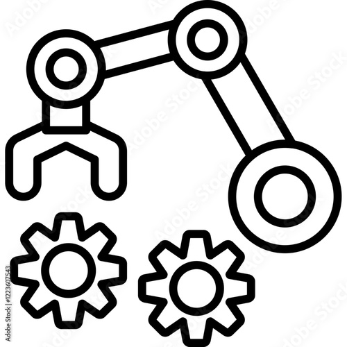 Collaborative Robot Icon