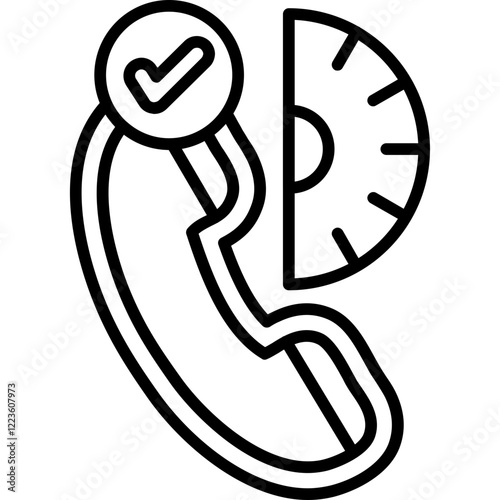 Average Handling Time Icon