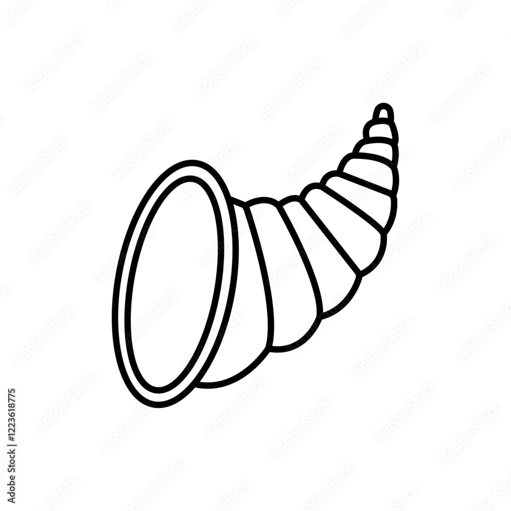 cornucopia icon Vector logo set flat cornucopia icon Vector logo set flat