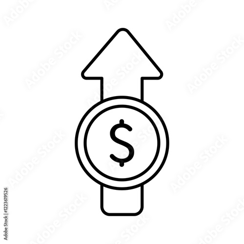 Expensive icon Vector logo set flat