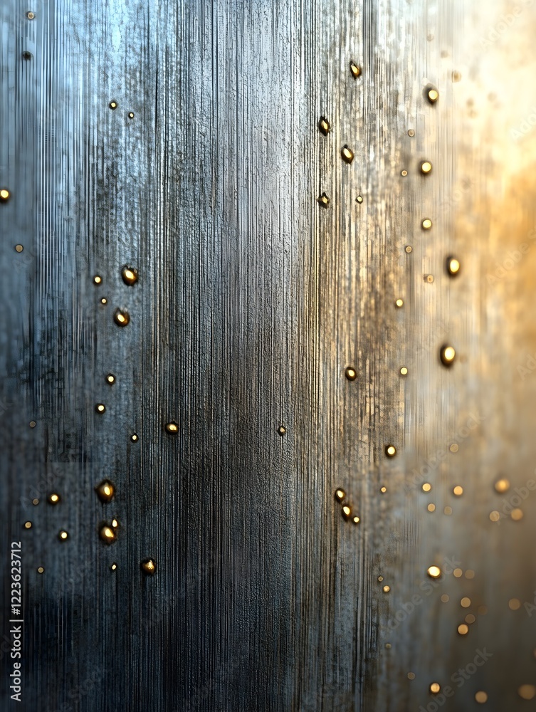 Obraz premium A clean, brushed metal texture in light silver.