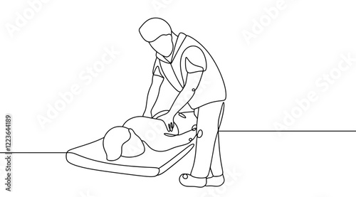 Back examination