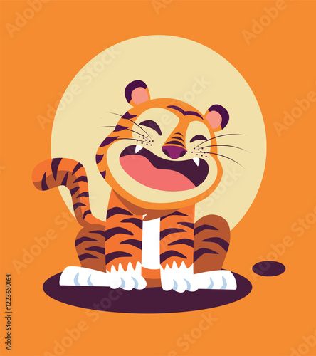 A wonderfully cute animal character designed for young ones