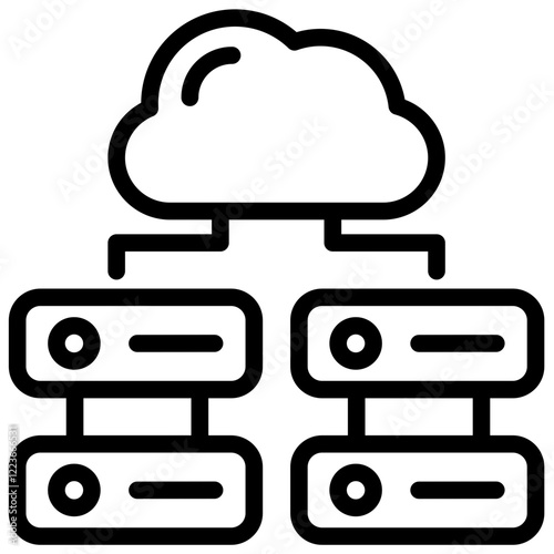 Virtualization Outline Icon