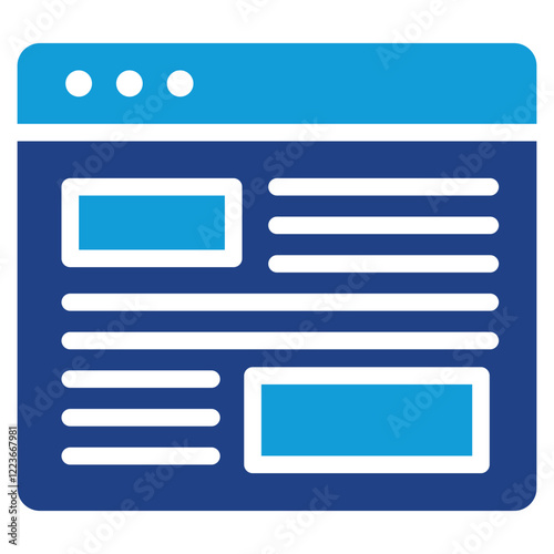 User Interface Dual Tone Icon