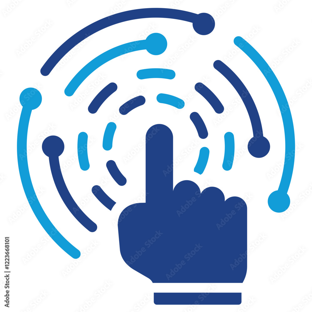 Tangible Interface Dual Tone Icon Tangible Interface Dual Tone Icon