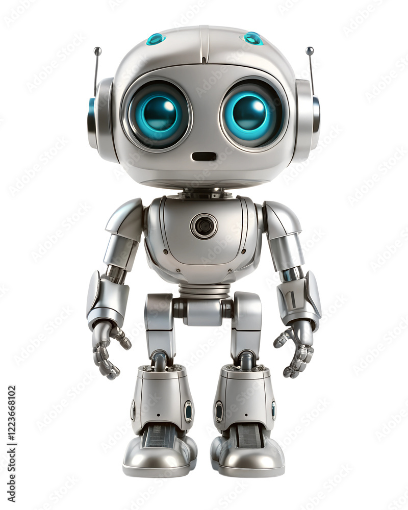blue screen robot with a white background blue screen robot with a white background