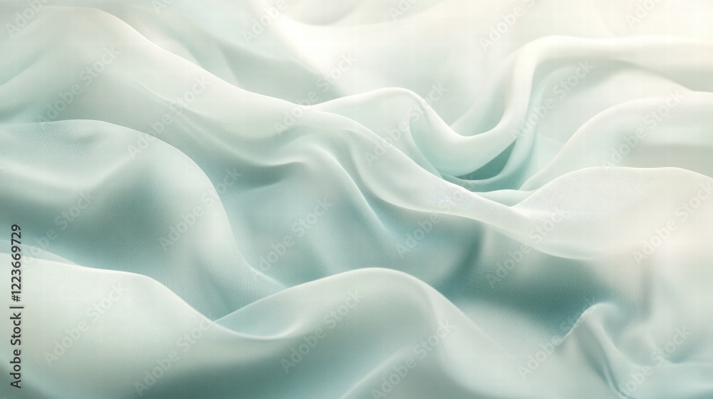 Obraz premium A Calming Background with Pastel Mint and Light