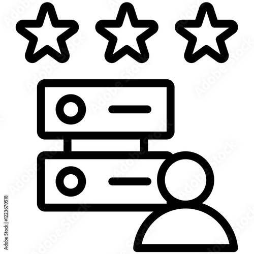 User Experience Outline Icon