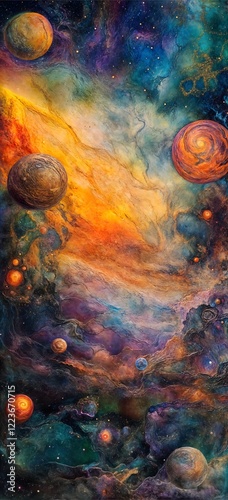 Space and Planets Digital Art Fantasy s5