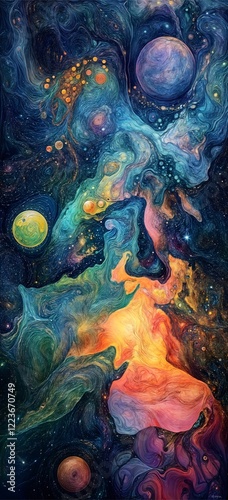 Space and Planets Digital Art Fantasy s4
