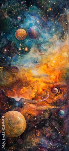 Space and Planets Digital Art Fantasy s2