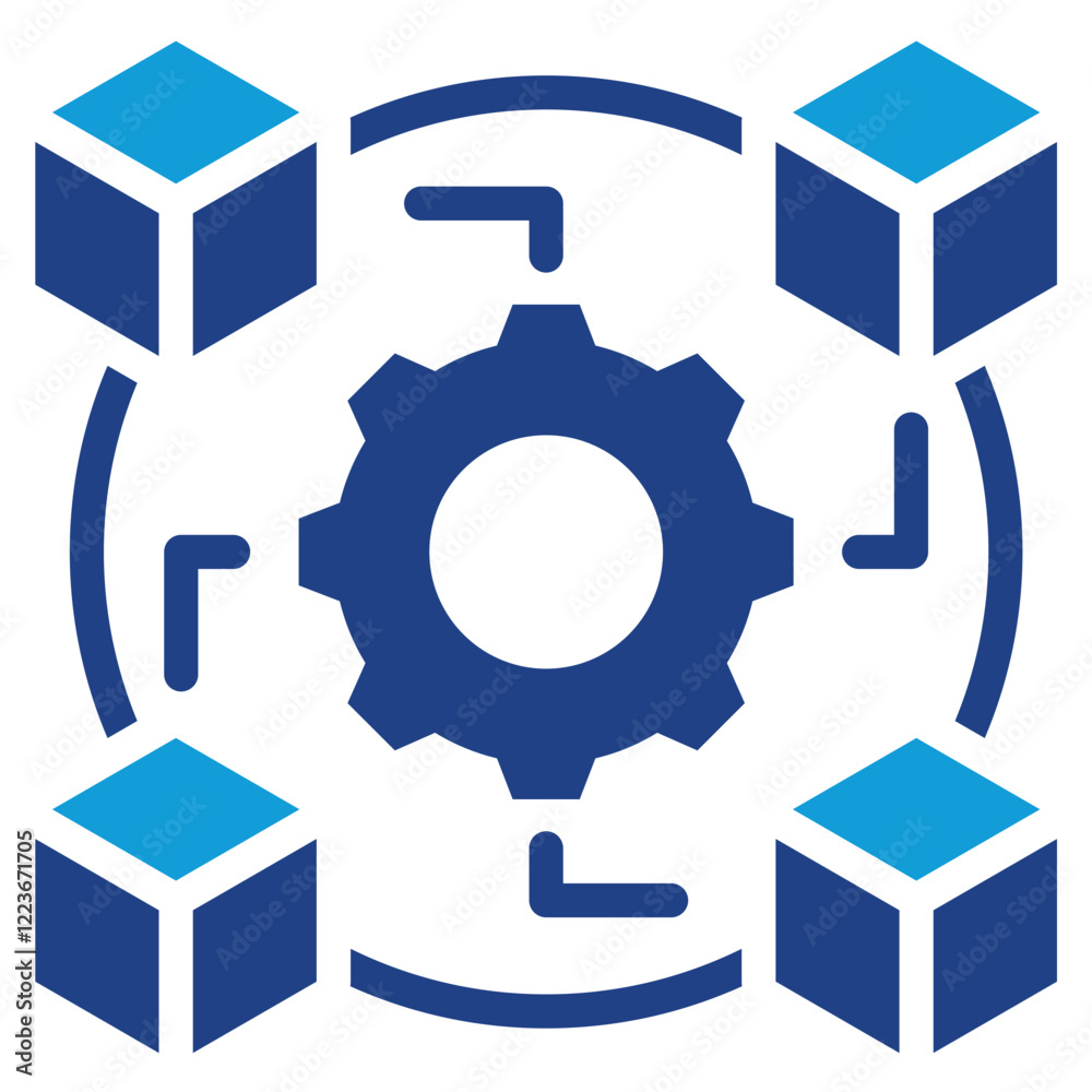 System Interoperability Dual Tone Icon System Interoperability Dual Tone Icon