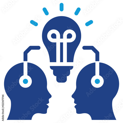 Knowledge Sharing Dual Tone Icon