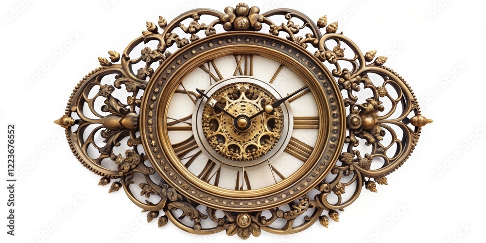 Obraz premium Antique Ornate Wall Clock