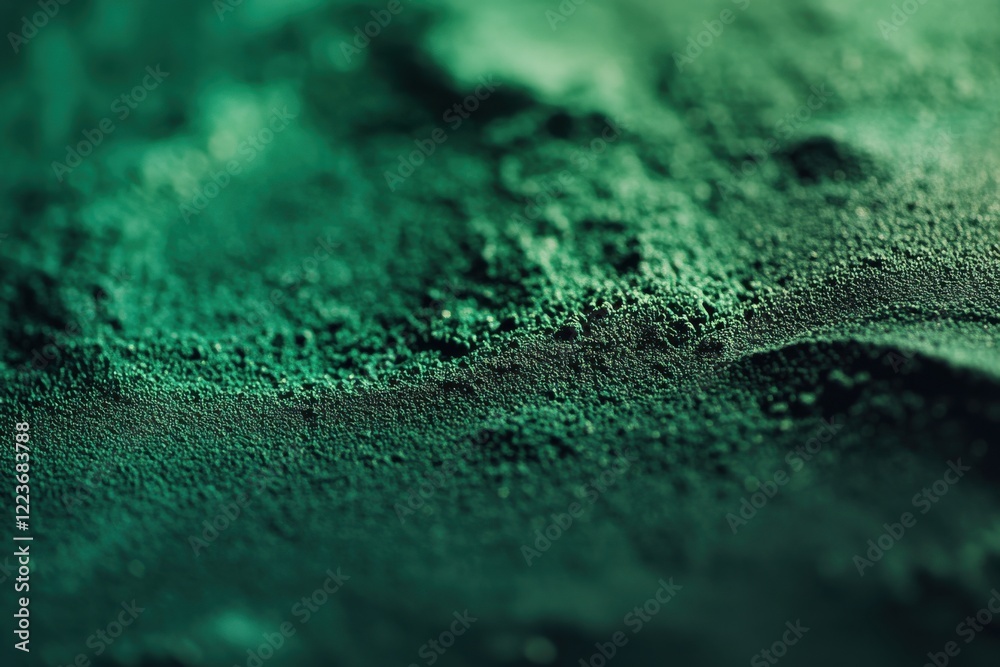 Vibrant emerald green textured image with serene depth Vibrant emerald green textured image with serene depth
