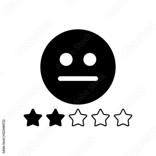 rating icon. Feedback icon vector