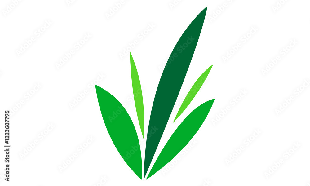 leaf logo illustration