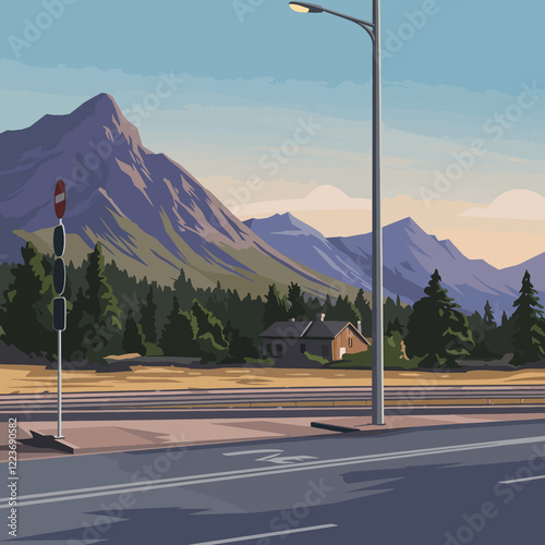 road in mountains, road to the mountains, mountain road in the mountains