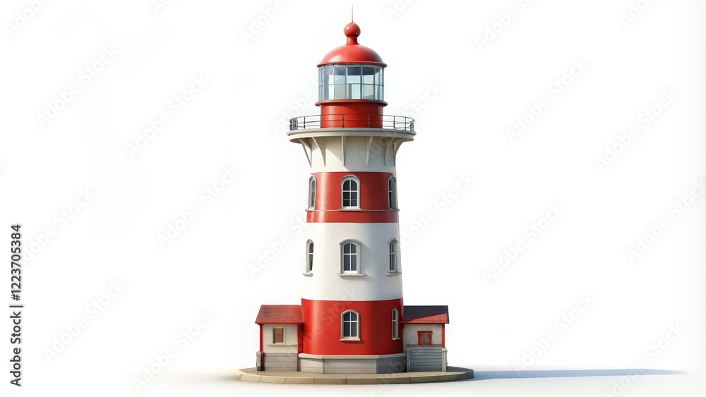 Red and White Lighthouse Red and White Lighthouse