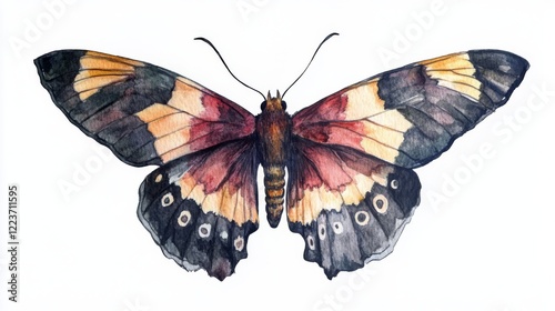 Stunning Watercolor Butterfly Art Piece photo