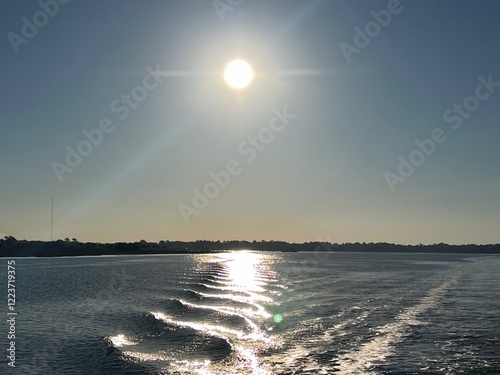 Sunrise over Stono River photo