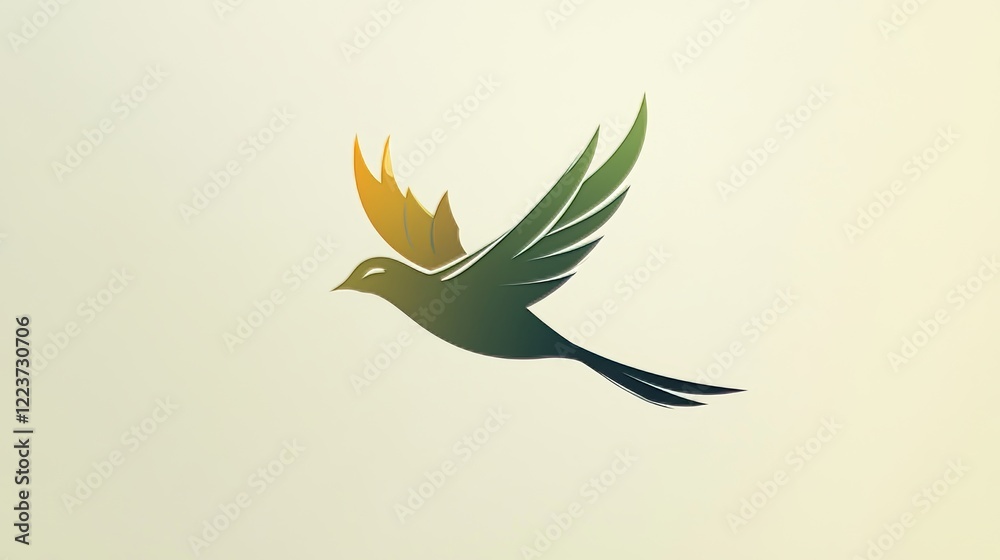 Obraz premium Bird logo design ,vector , illustration and isolate template .