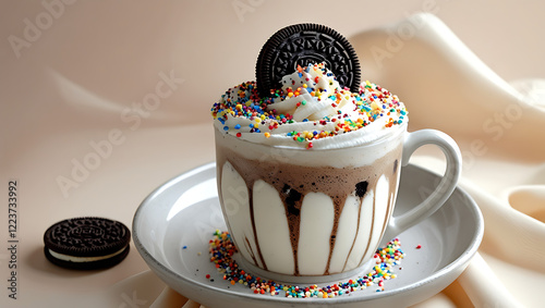 cup of coffee with chocolate