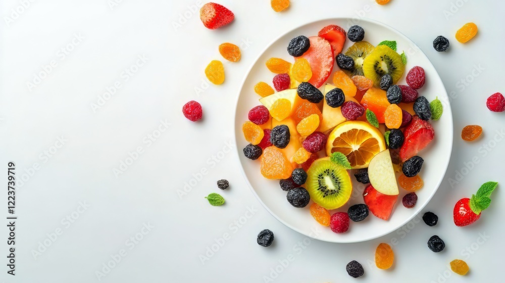 Vibrant Fruit Salad Delight: A Colorful and Healthy Mix Vibrant Fruit Salad Delight: A Colorful and Healthy Mix