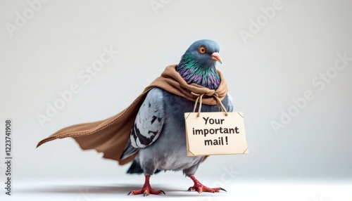 Pigeon Mail Delivery Superhero Your Important Mail