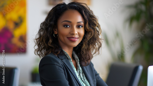 Portrait of business woman in office