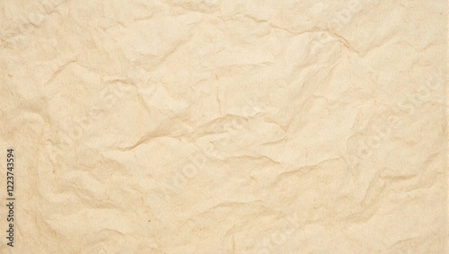 Eco friendly kraft paper with rustic texture soft folds