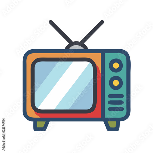 retro tv icon	