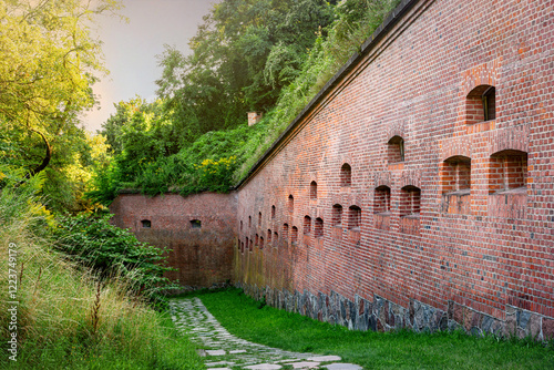 Gradowa Hill in Gdansk. Old town view photo