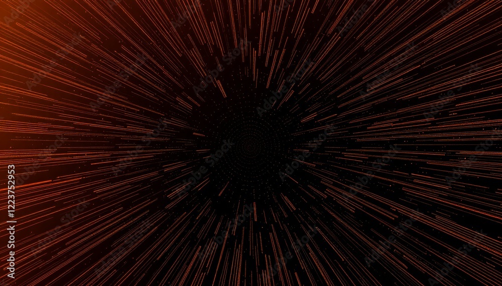 Obraz premium Hyperspace Jump Abstract Background Image