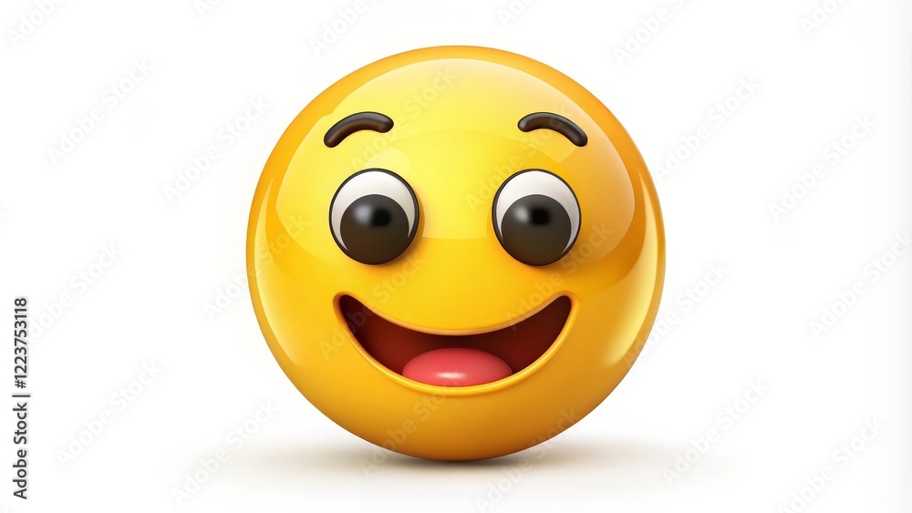 Fototapeta premium 3D Smiley Face Emoji