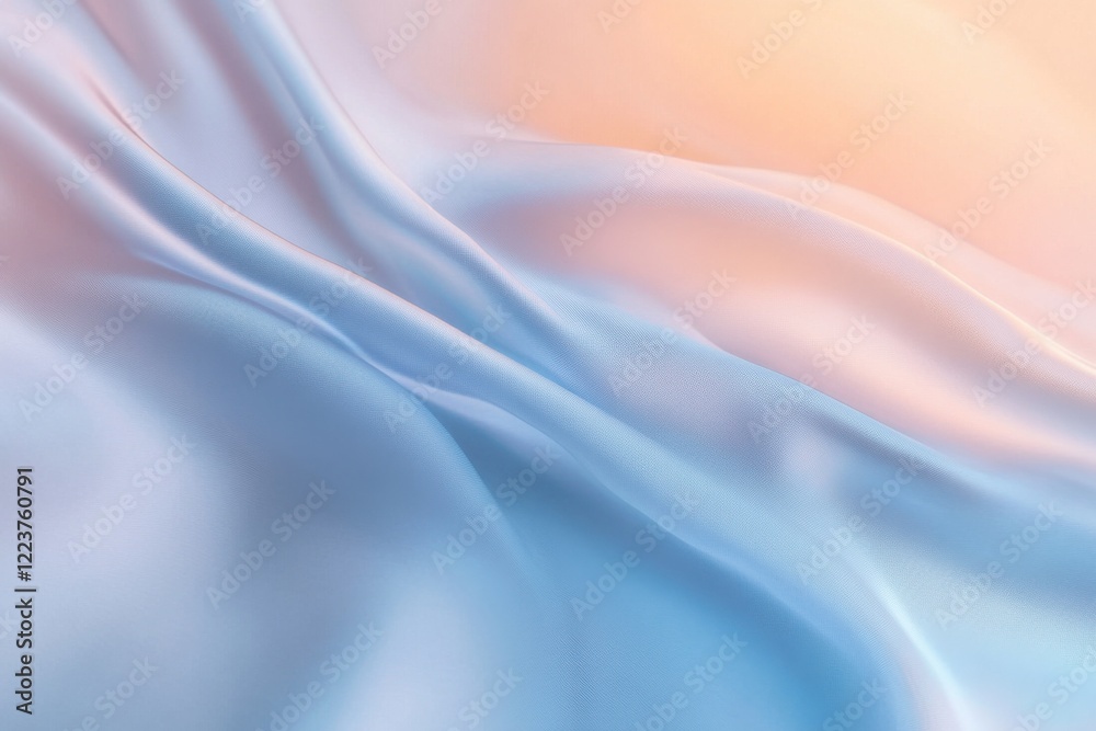 Obraz premium Highresolution calming fabric image in blue for premium use