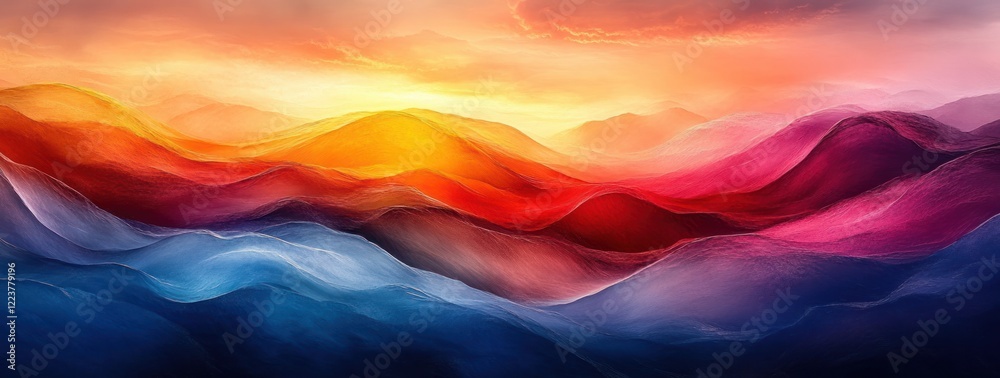Abstract Background Wave Pattern with Glowing Teal Orange Black Gradient Textured Noise Design Abstract Background Wave Pattern with Glowing Teal Orange Black Gradient Textured Noise Design