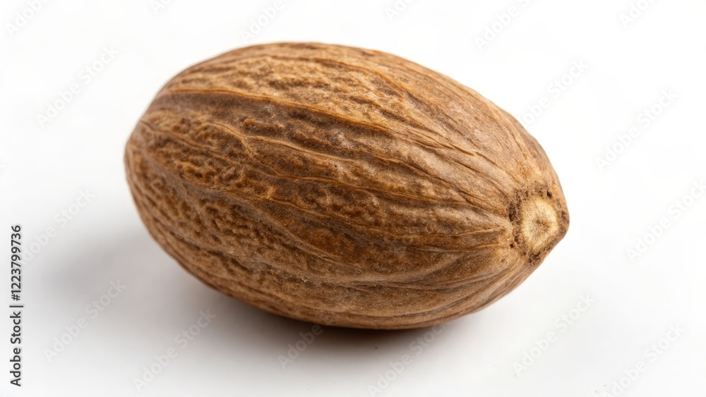 Nutmeg Whole Spice Macro Photography Nutmeg Whole Spice Macro Photography