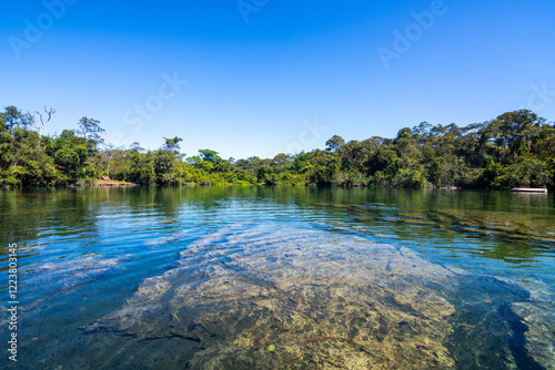 View of Lagoa do Japonês (Japanese Lagoon) at Jalapão State Park - Tocantins, Brazil	
