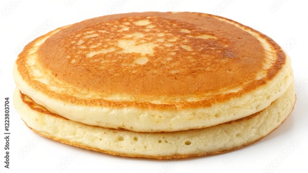 Two Pancakes Stacked Two Pancakes Stacked