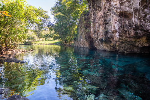 View of Lagoa do Japonês (Japanese Lagoon) at Jalapão State Park - Tocantins, Brazil	
