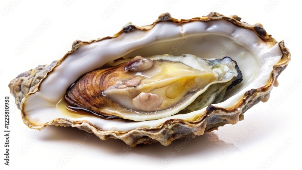 Single Oyster Shell Close-up Single Oyster Shell Close-up