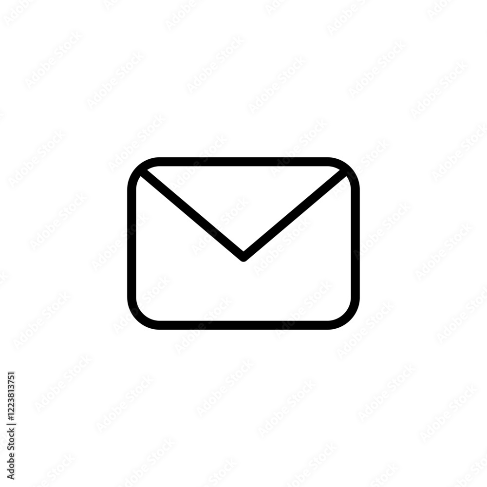 Mail icon logo design. email sign and symbol. E-mail icon. Envelope icon Mail icon logo design. email sign and symbol. E-mail icon. Envelope icon