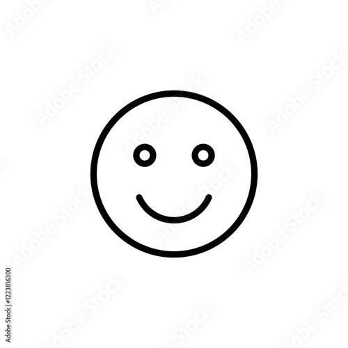 Smile icon logo design. smile emoticon icon. feedback sign and symbol