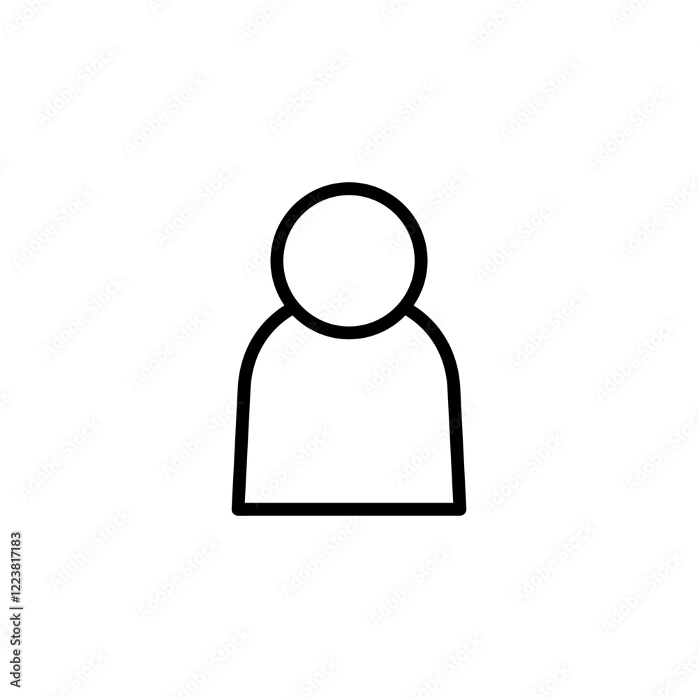 User icon logo design. person sign and symbol. people icon. User icon logo design. person sign and symbol. people icon.