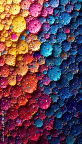 Colorful fragments of a mosaic art, tile, decorative, mosaic art