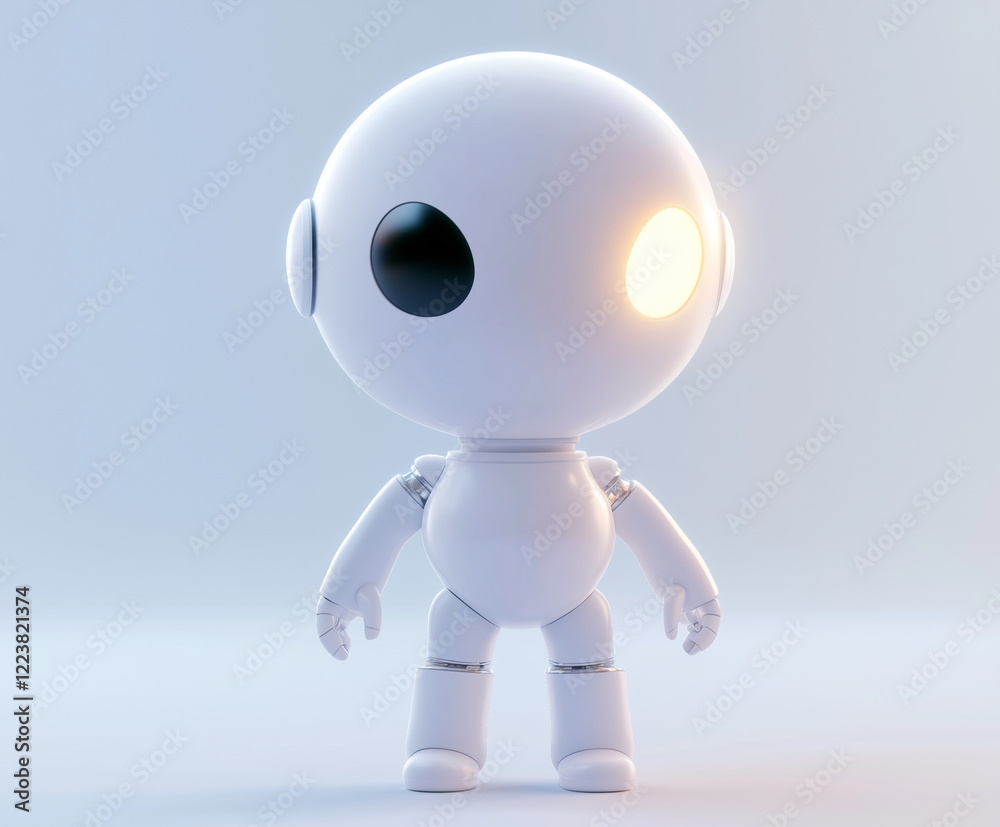 3D minimalistic avatar icon character 3D minimalistic avatar icon character