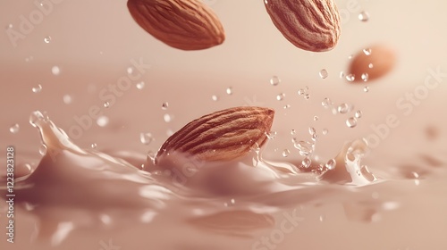 Almond Milk Splash
 photo