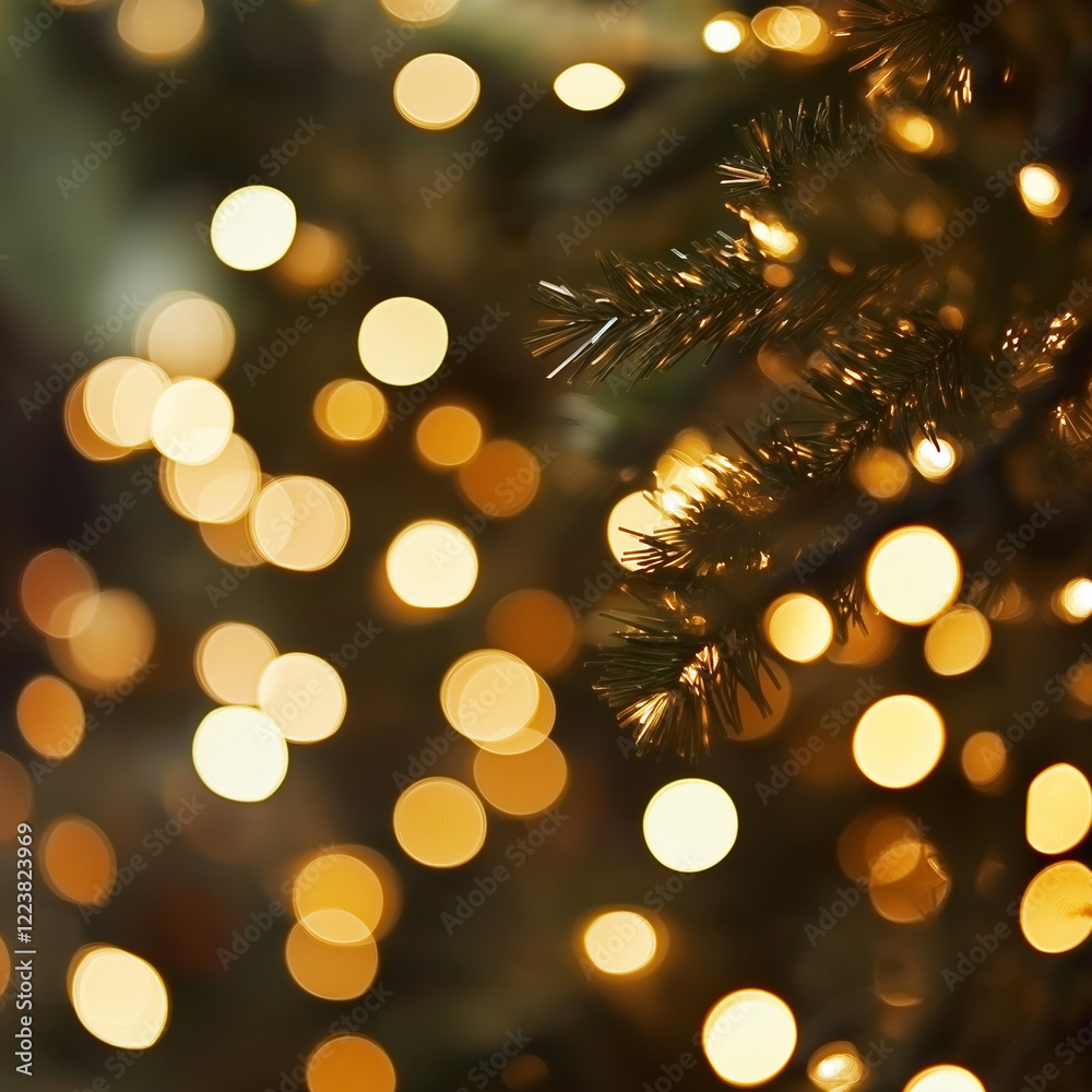 Festive Sparkling Christmas Lights Bokeh Background Perfect for Holiday Cards, Invitations, and Festive Sparkling Christmas Lights Bokeh Background Perfect for Holiday Cards, Invitations, and